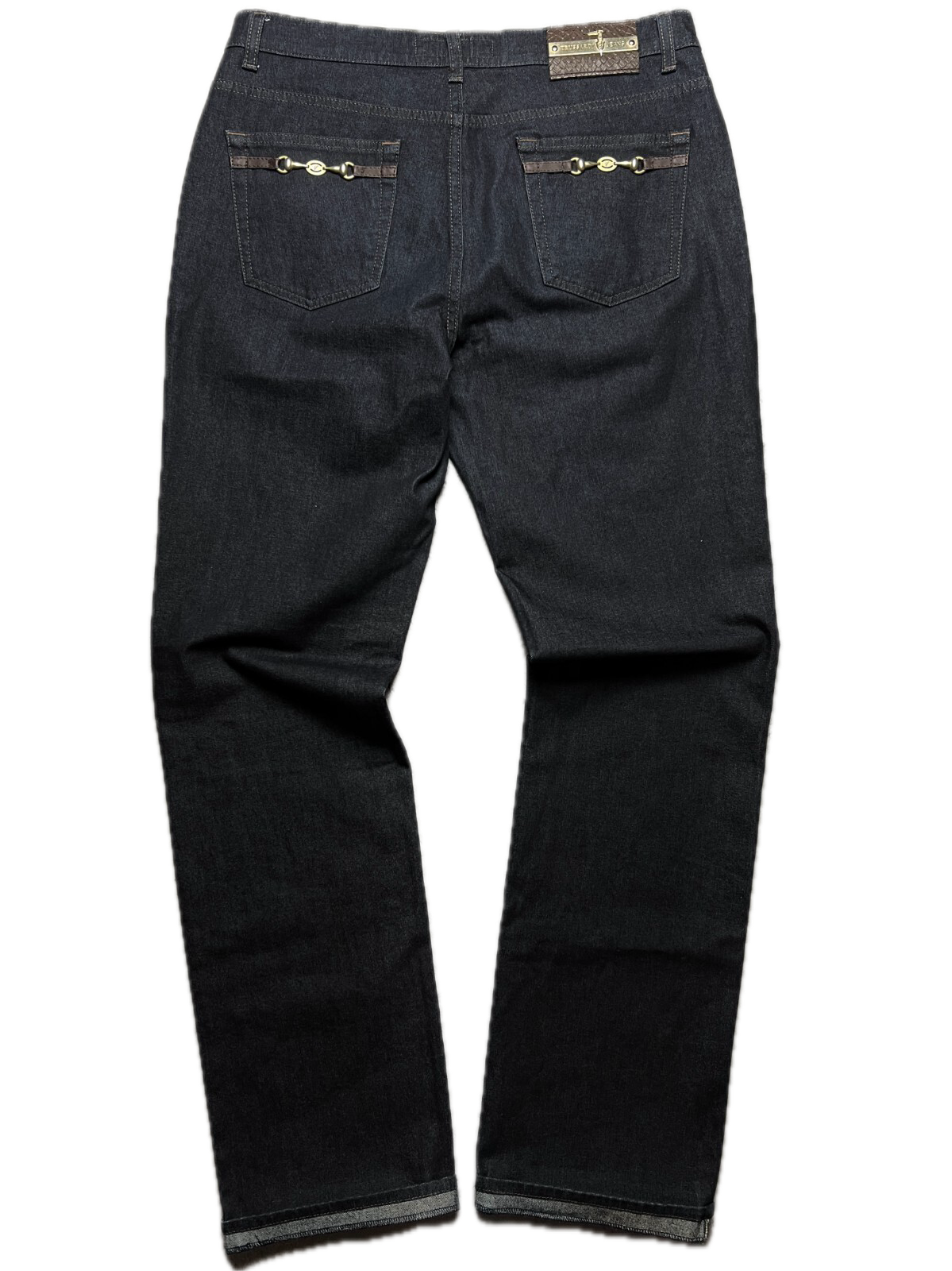 Rare Vintage Trussardi Denim Luxury Dark Blue Archive Jeans