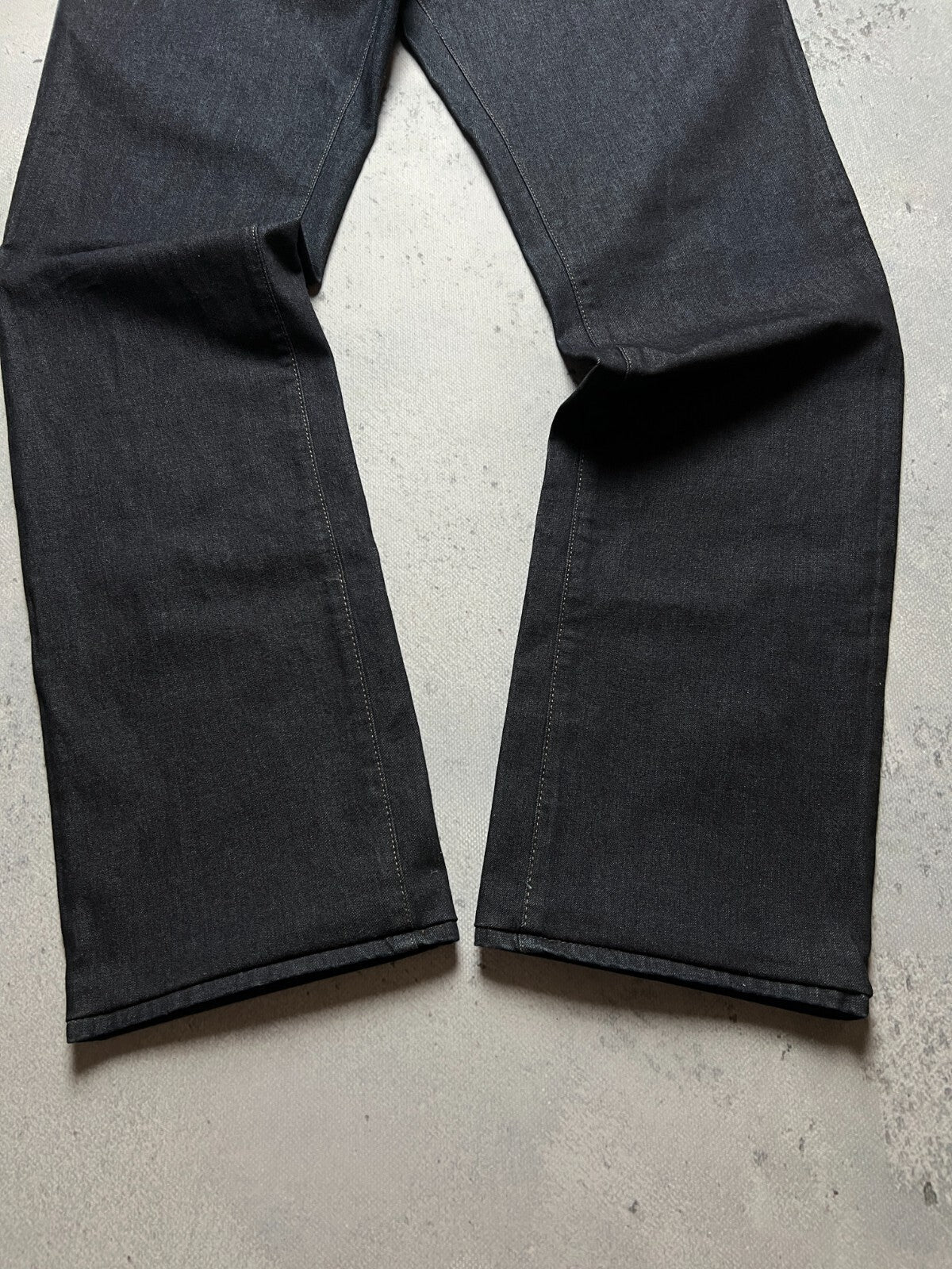 Rare Vintage Trussardi Denim Luxury Dark Blue Archive Jeans