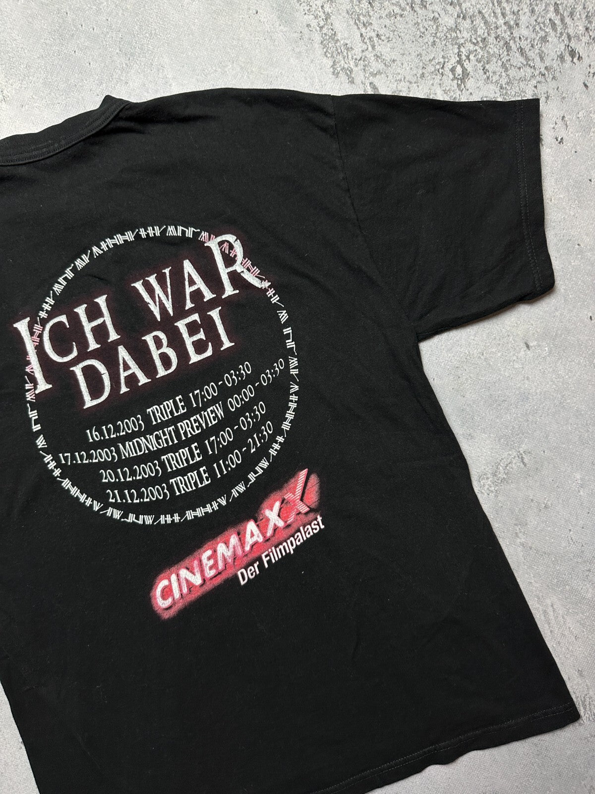 Vintage 2003 Lord of The Rings Promo Tee Cinemax 00s Movie