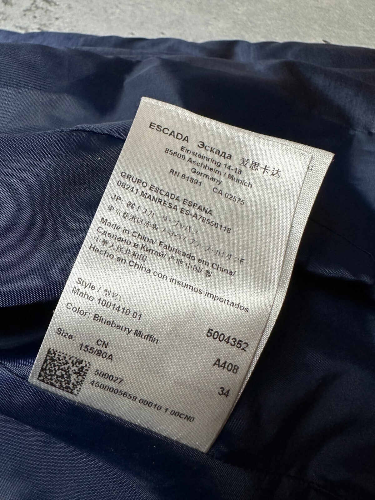 Escada Sport Vintage Maho Jacket y2k Snap Up 00s Jacket