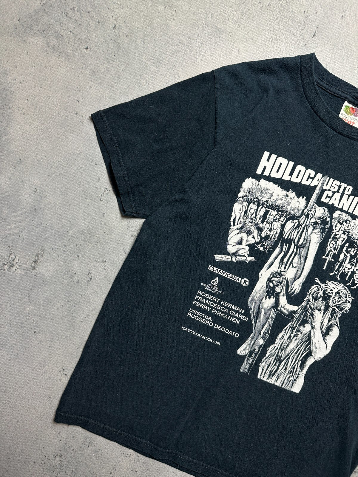 Vintage Cannibal Holocaust Horror Movie Promo T-Shirt Tee