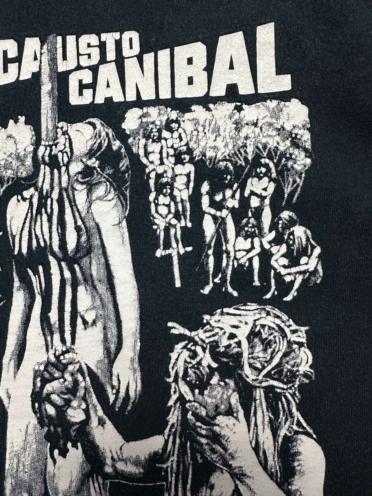 Vintage Cannibal Holocaust Horror Movie Promo T-Shirt Tee