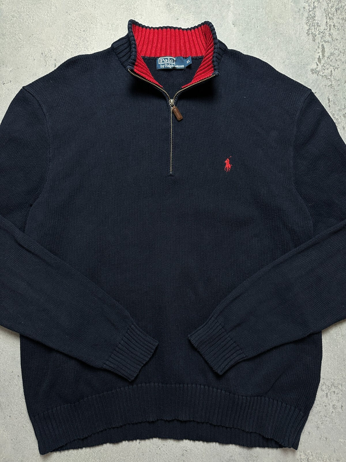 Vintage Polo Ralph Lauren Half Zip 1/3 90s Knitwear y2k 00s