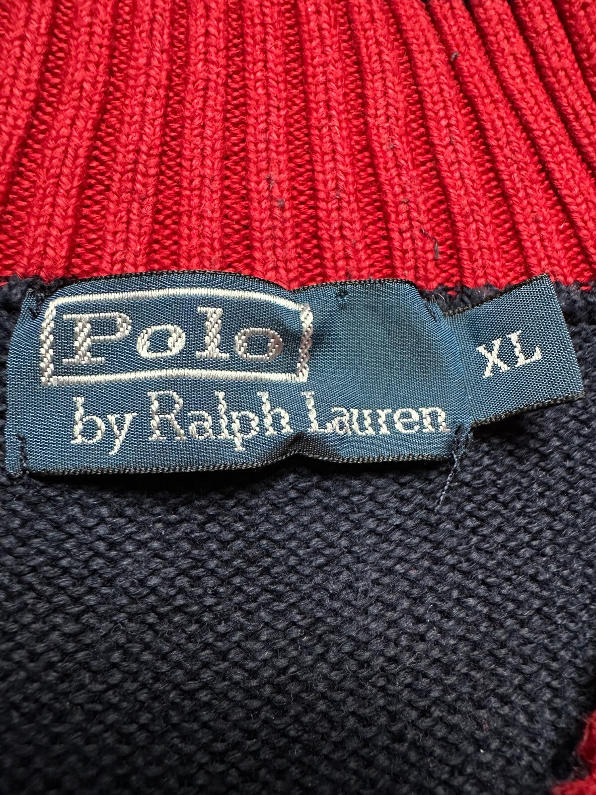 Vintage Polo Ralph Lauren Half Zip 1/3 90s Knitwear y2k 00s