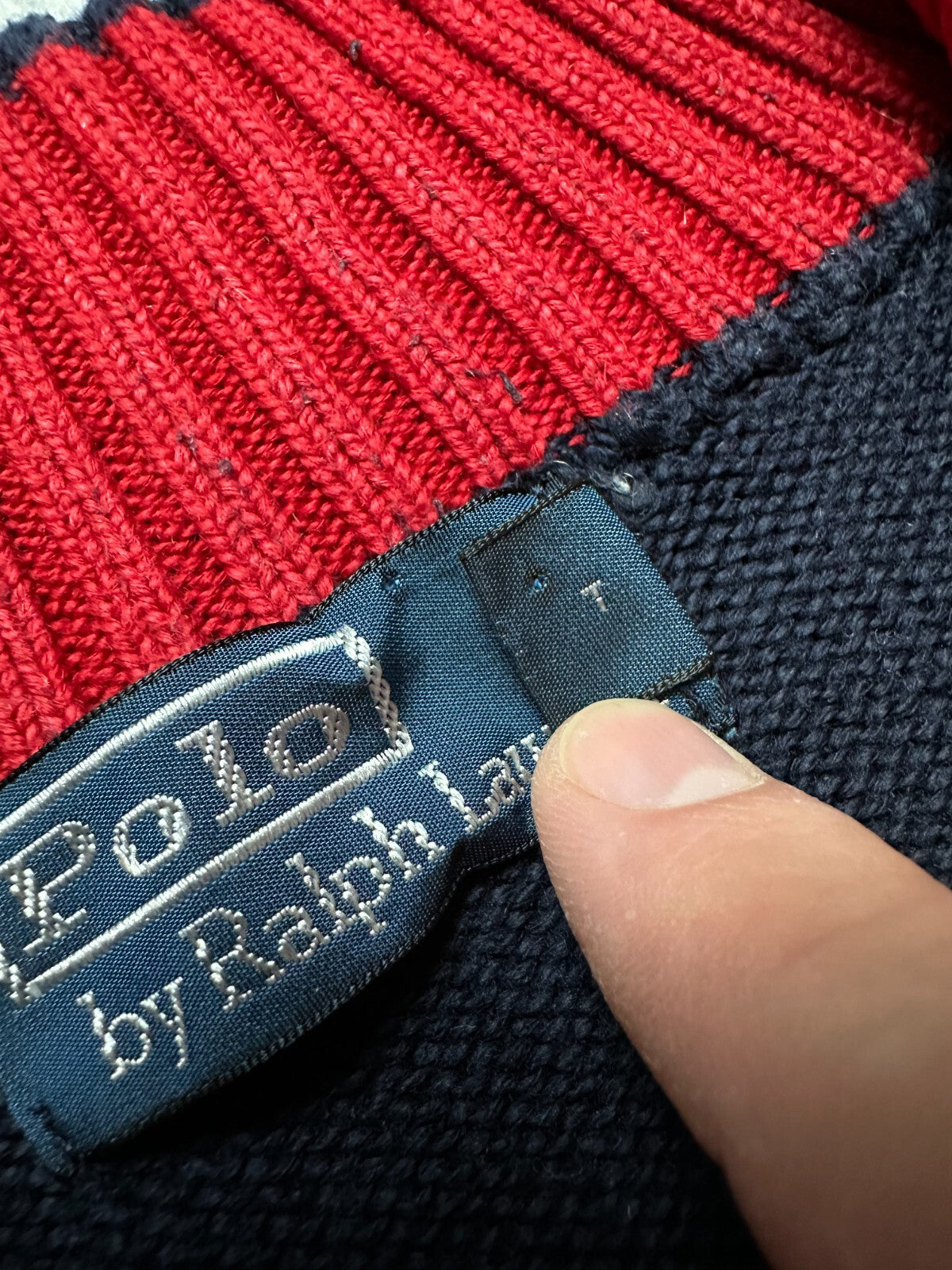 Vintage Polo Ralph Lauren Half Zip 1/3 90s Knitwear y2k 00s