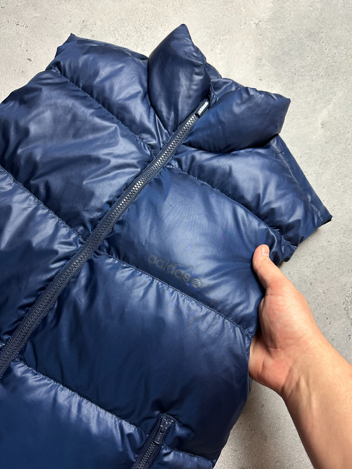 Adidas Neo Puffer Down Vest Gilet Duck Down y2k Hype