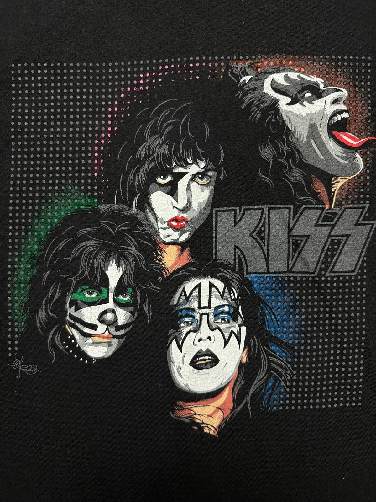 Vintage Kiss T-Shirt Rare Band Tees Concert Tee y2k 00s Rock
