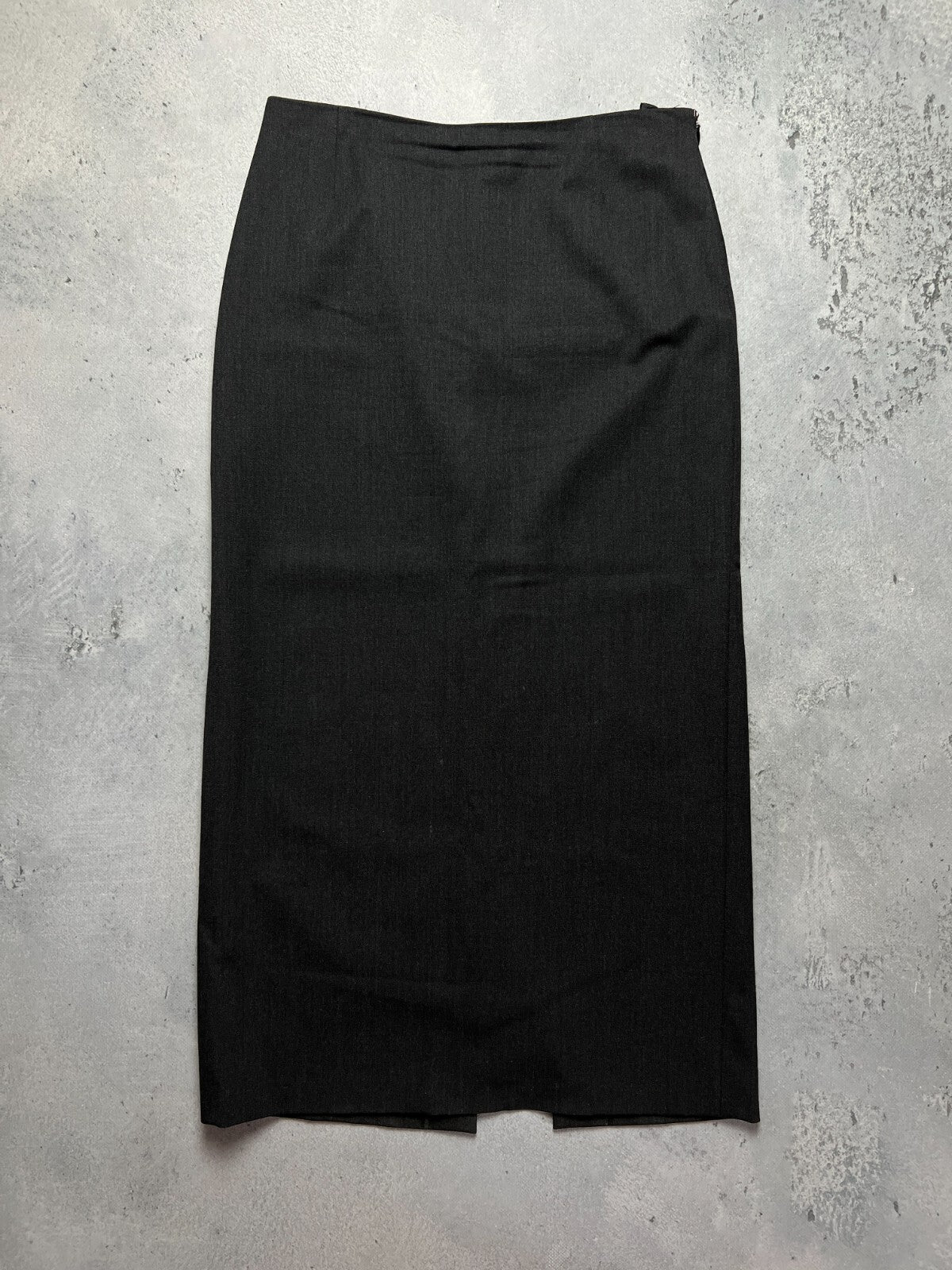 Iceberg Vintage Asymmetry Wool Maxi Skirt Archive Rare Italy