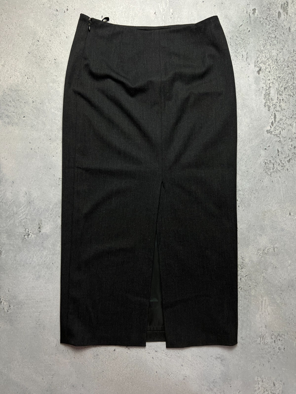 Iceberg Vintage Asymmetry Wool Maxi Skirt Archive Rare Italy