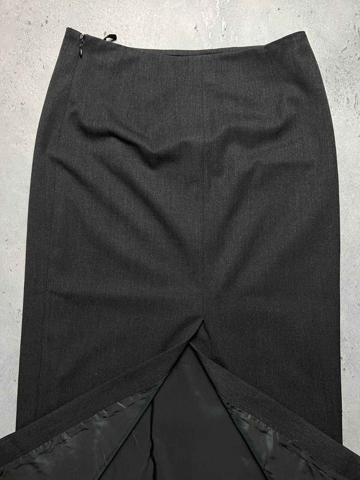 Iceberg Vintage Asymmetry Wool Maxi Skirt Archive Rare Italy