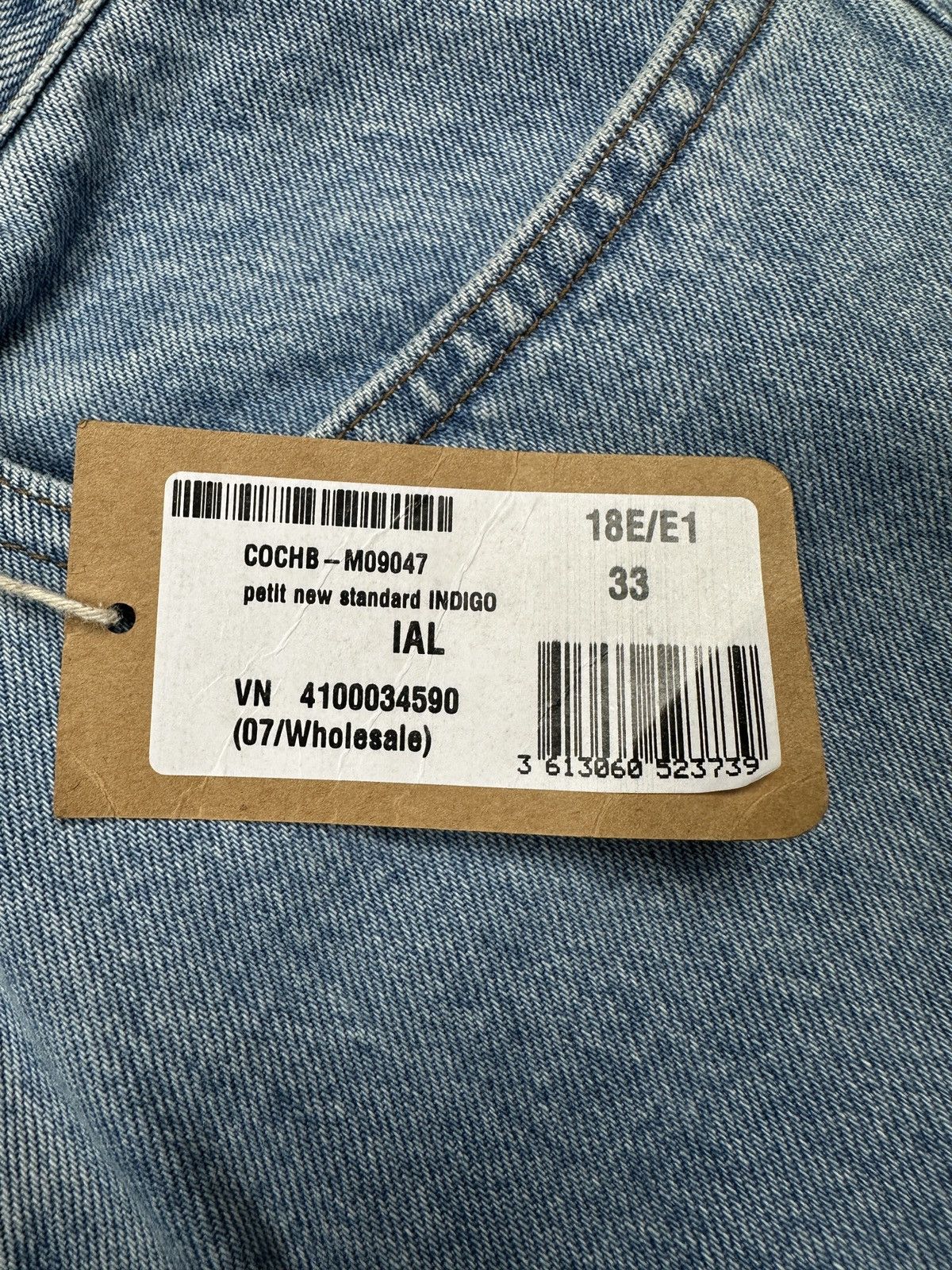 APC Petit New Standard Indigo Selvedge Denim Pants Lux Jeans