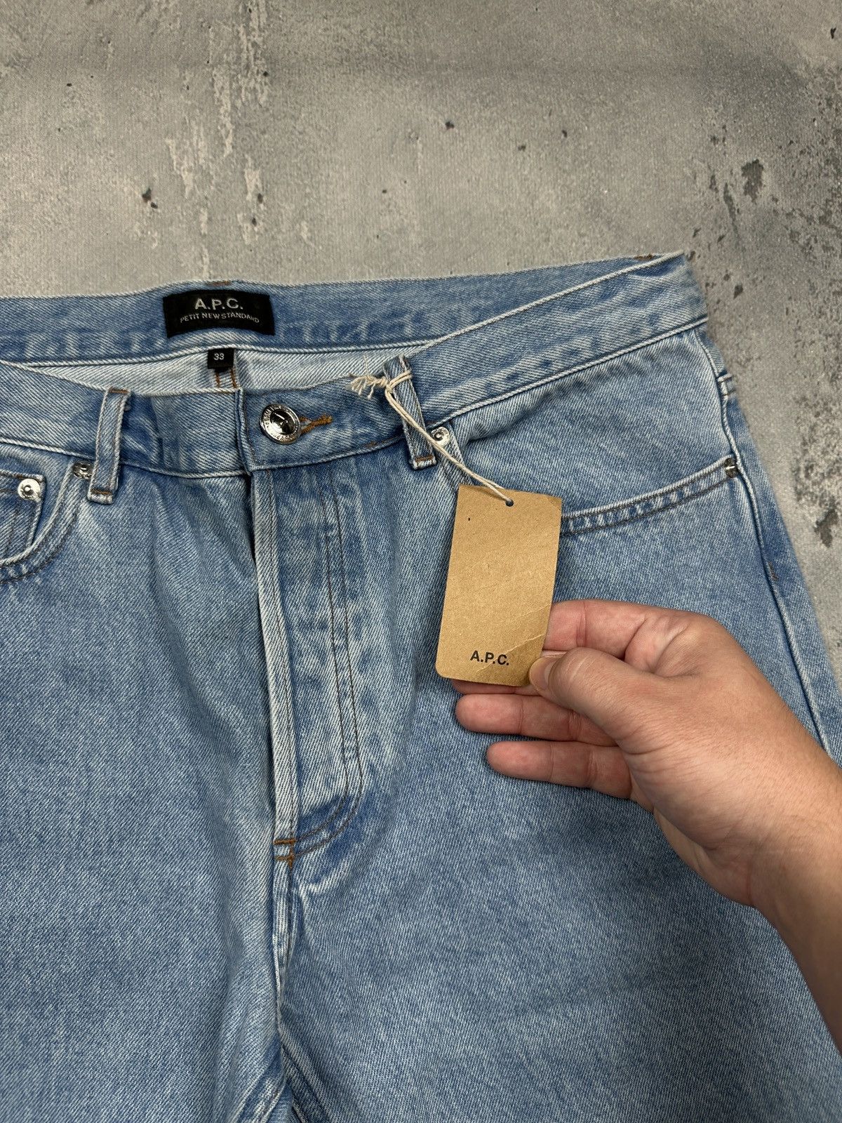APC Petit New Standard Indigo Selvedge Denim Pants Lux Jeans