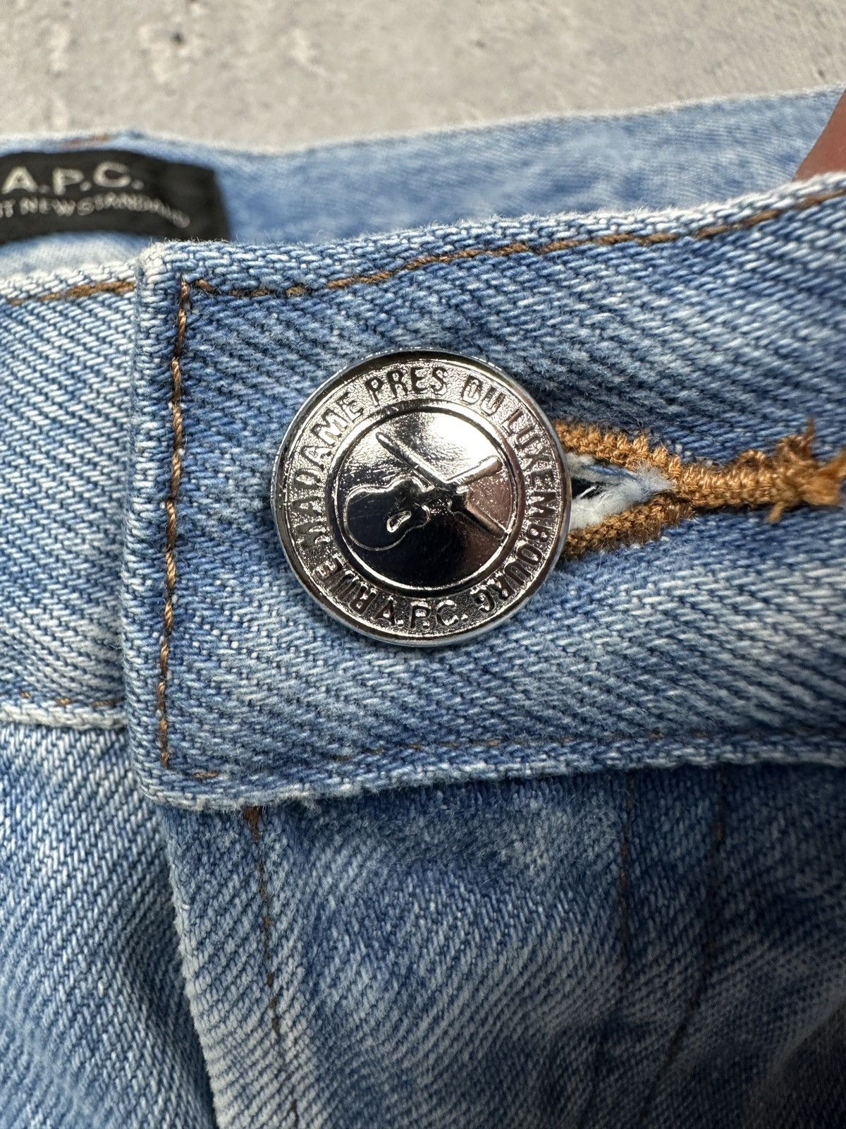 APC Petit New Standard Indigo Selvedge Denim Pants Lux Jeans