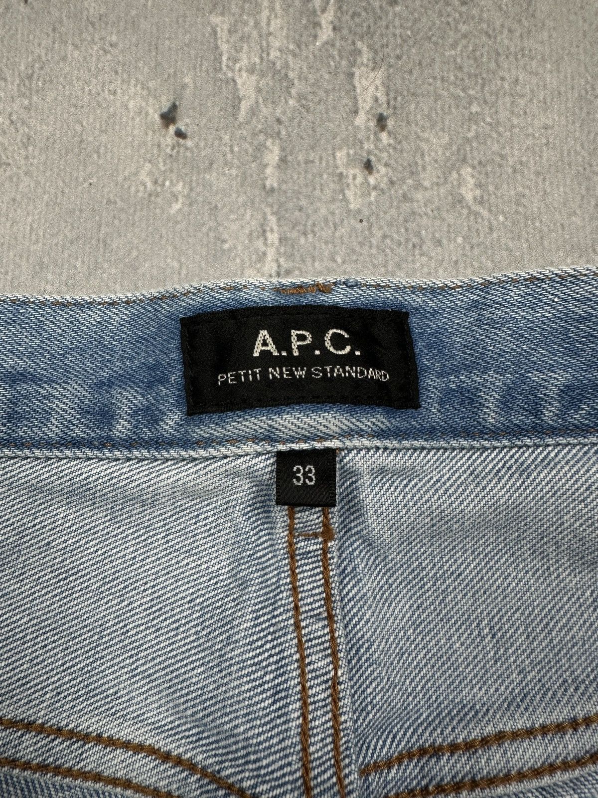 APC Petit New Standard Indigo Selvedge Denim Pants Lux Jeans