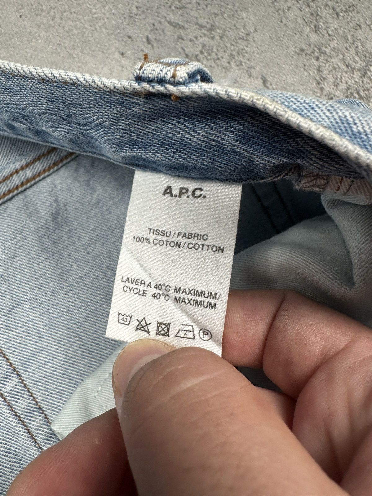 APC Petit New Standard Indigo Selvedge Denim Pants Lux Jeans