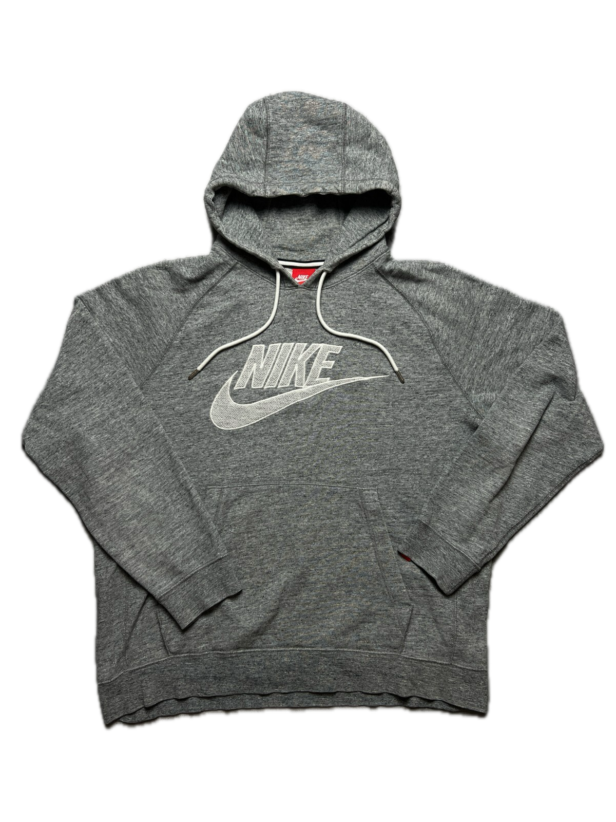 Nike vintage hoodie center swoosh logo spellout y2k crew USA