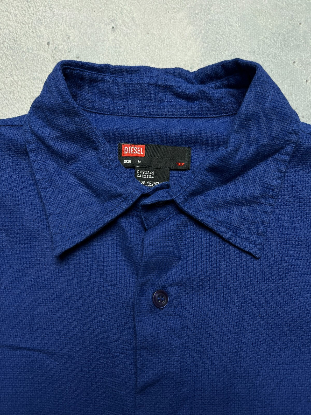 Rare Diesel Hawaiian Native Patterns Cotton Blend Shirt