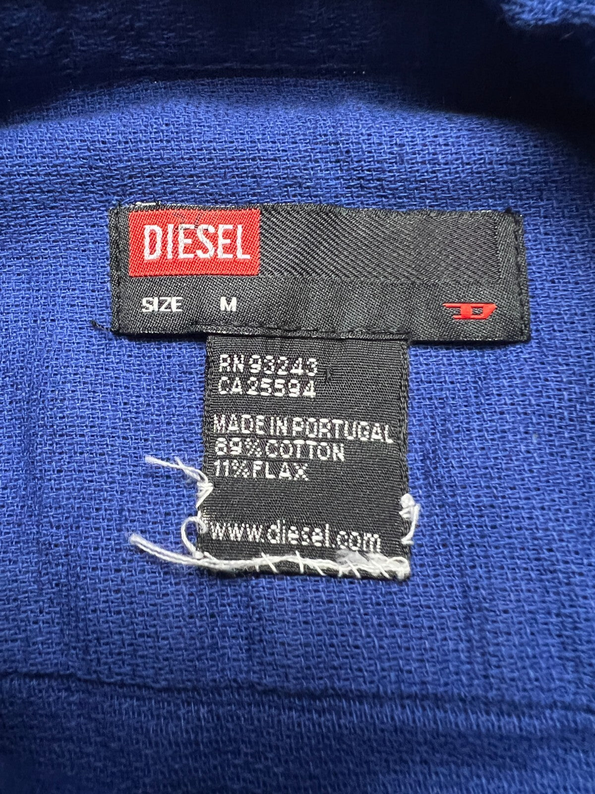 Rare Diesel Hawaiian Native Patterns Cotton Blend Shirt