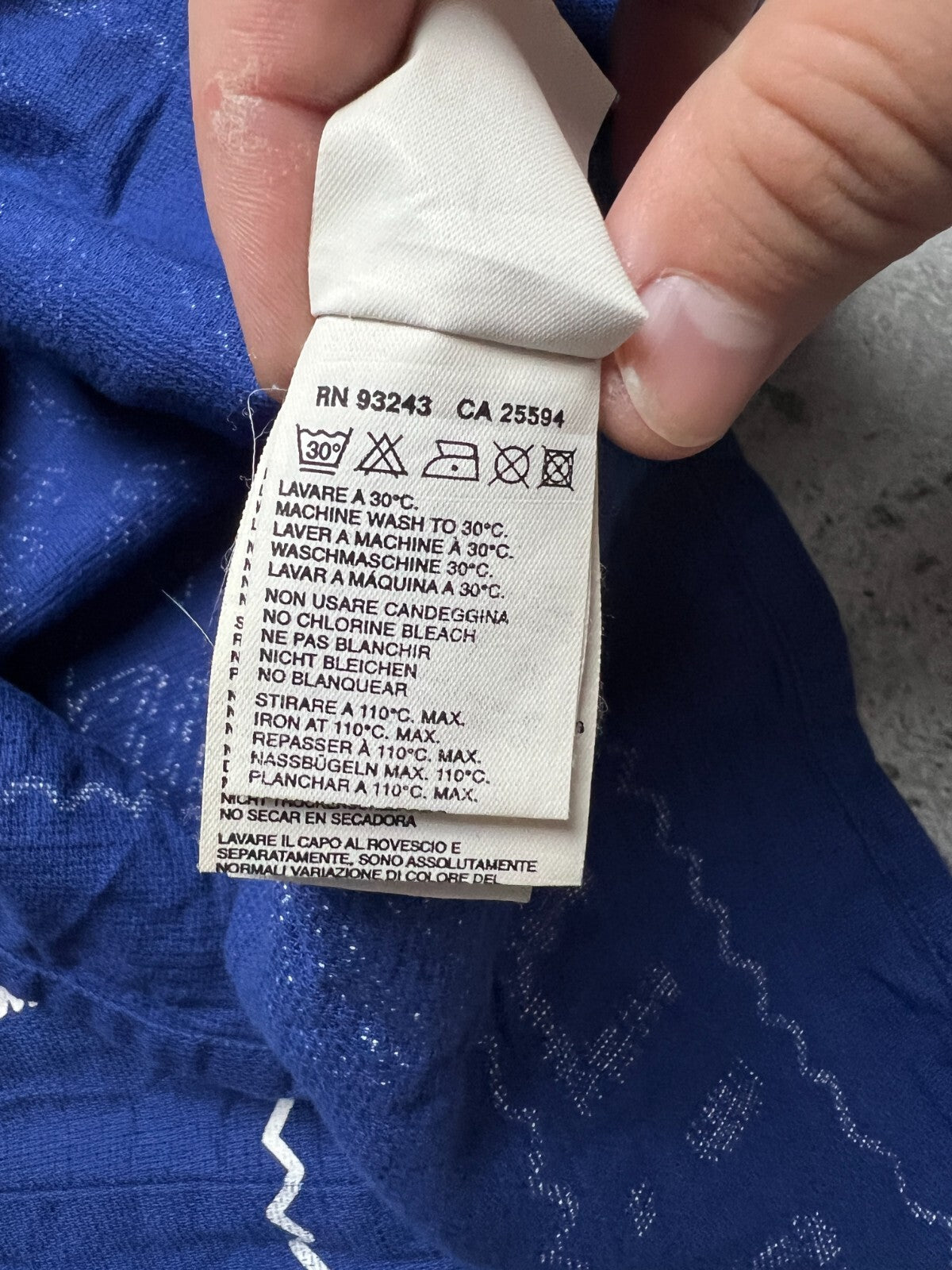 Rare Diesel Hawaiian Native Patterns Cotton Blend Shirt