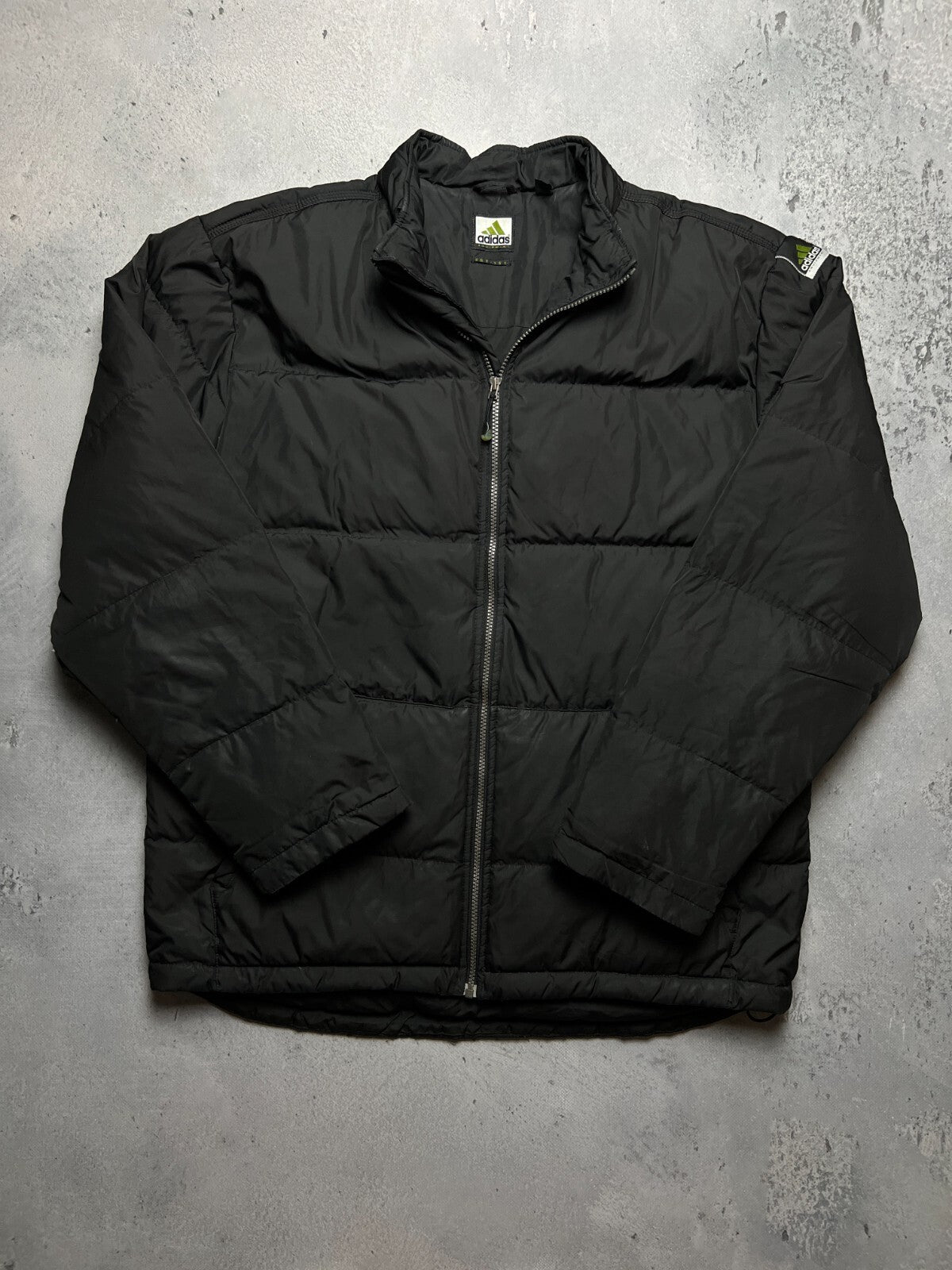 Adidas Equipment EQT-151 Black Green Logo Puffer Down Jacket