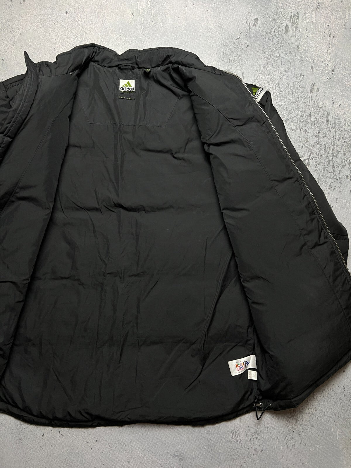 Adidas Equipment EQT-151 Black Green Logo Puffer Down Jacket