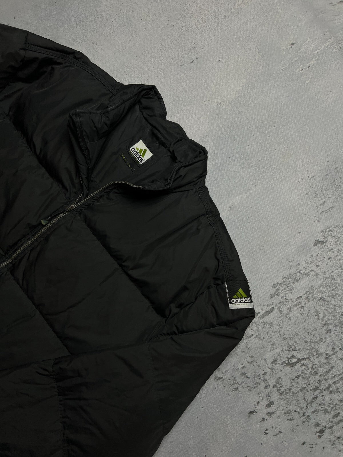 Adidas Equipment EQT-151 Black Green Logo Puffer Down Jacket