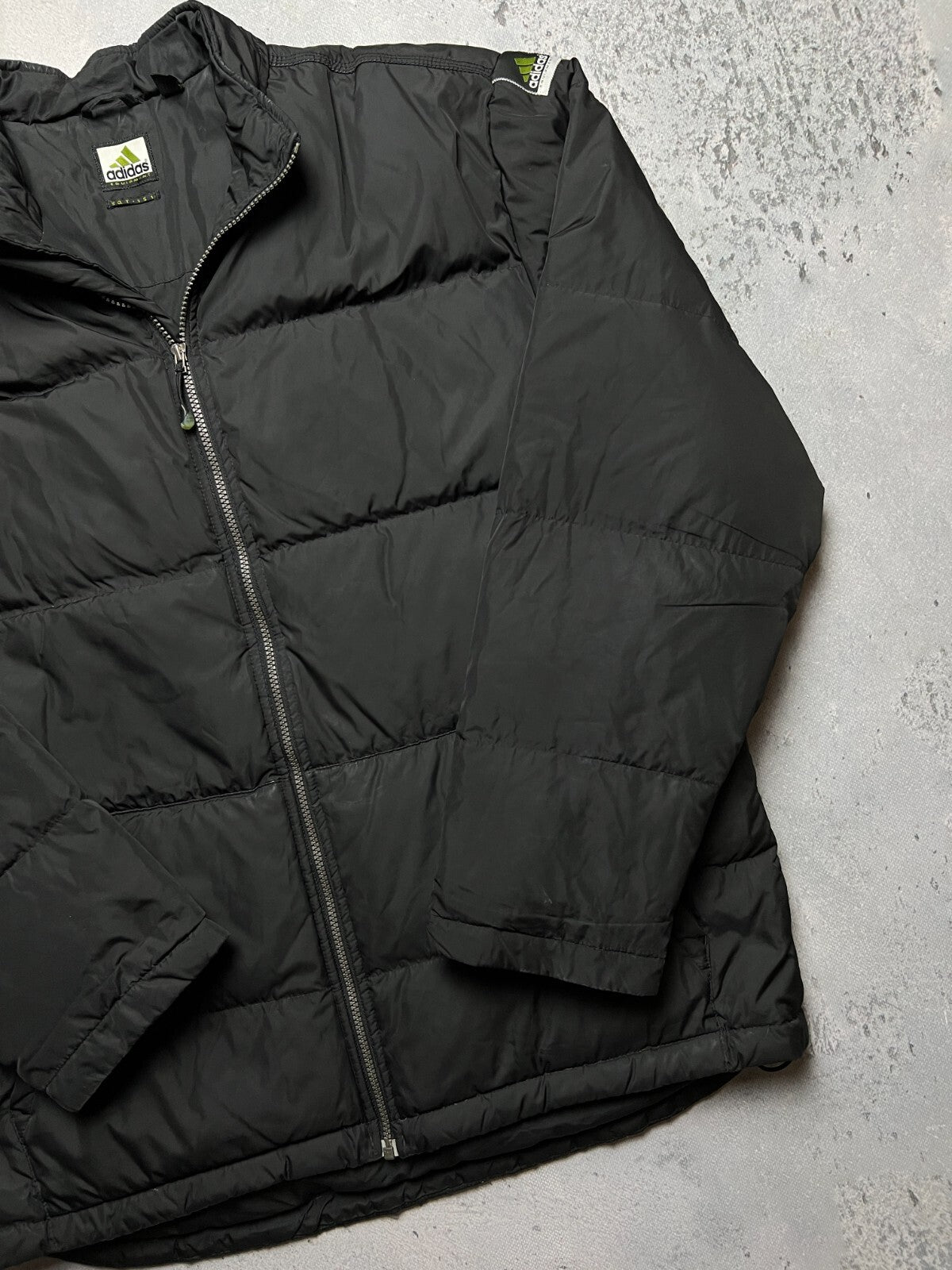 Adidas Equipment EQT-151 Black Green Logo Puffer Down Jacket