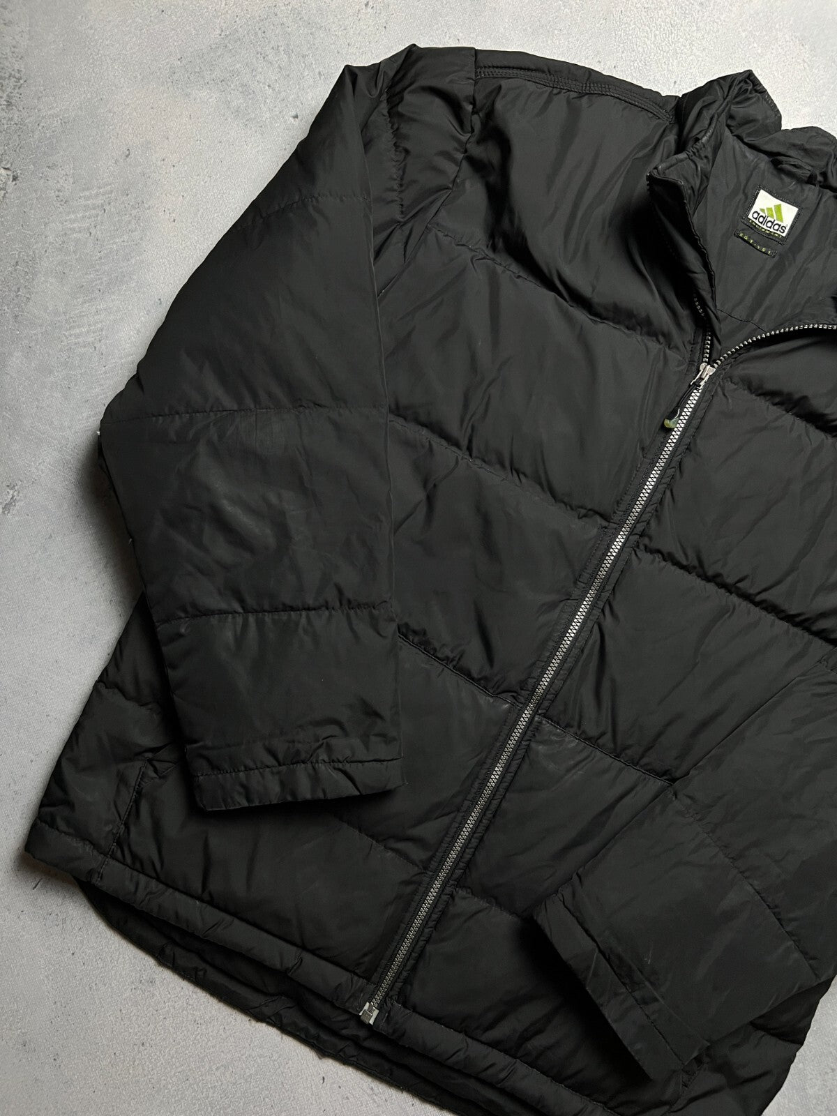 Adidas Equipment EQT-151 Black Green Logo Puffer Down Jacket