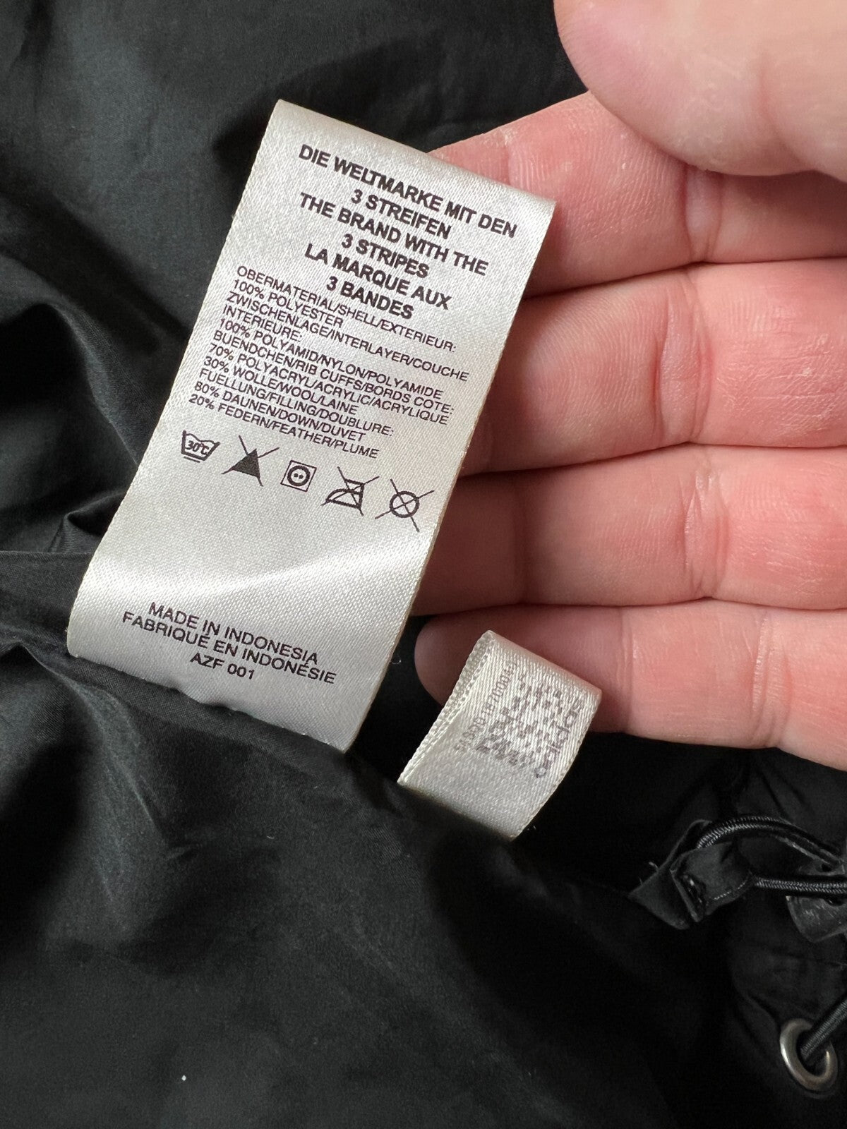 Adidas Equipment EQT-151 Black Green Logo Puffer Down Jacket