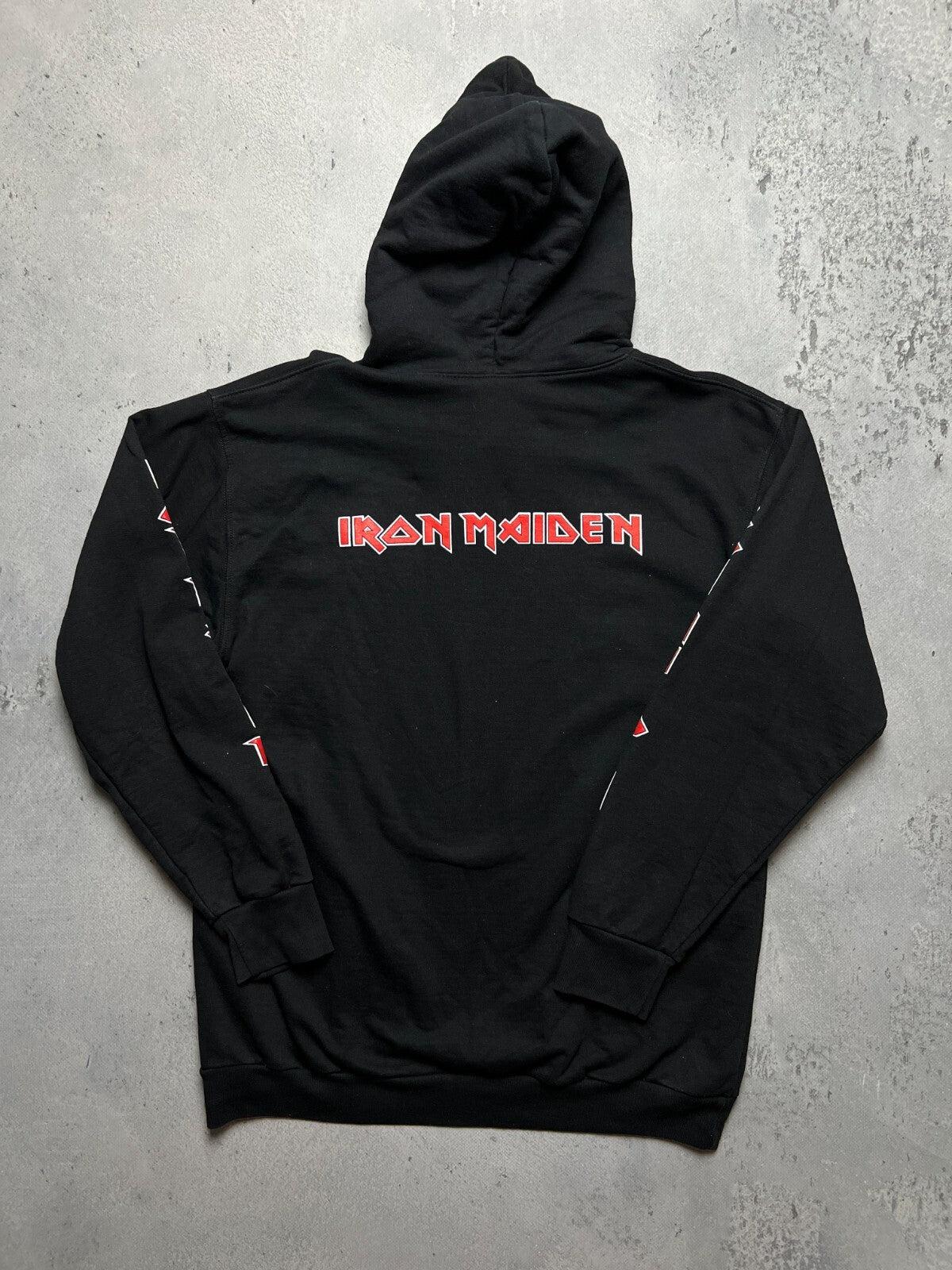 1990s Iron Maiden Killers Overprint y2k Hoodie Rock 90s 80s
