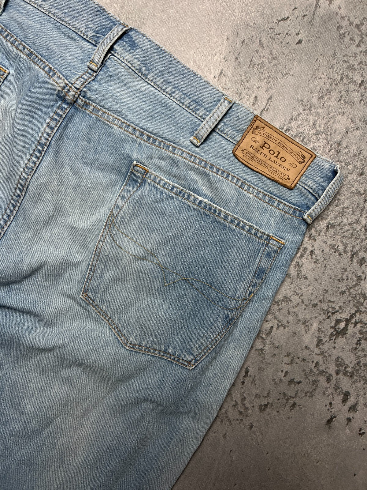 Luxury Polo Ralph Lauren Sullivan Slim Jeans PRL Logo y2k