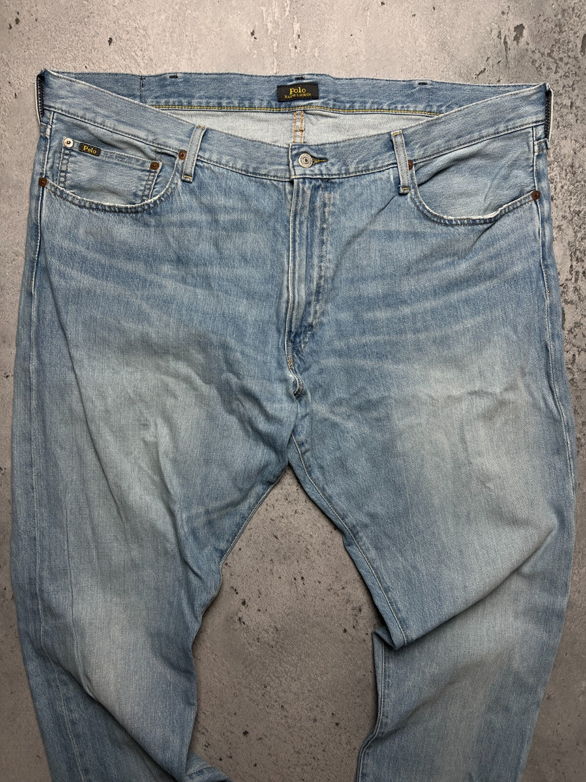 Luxury Polo Ralph Lauren Sullivan Slim Jeans PRL Logo y2k