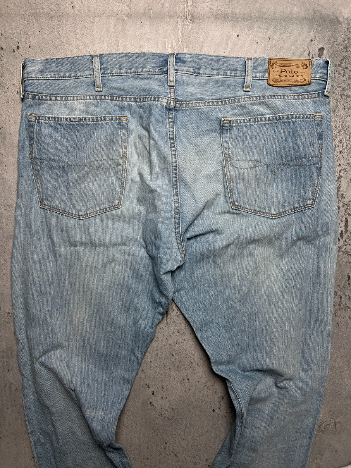 Luxury Polo Ralph Lauren Sullivan Slim Jeans PRL Logo y2k