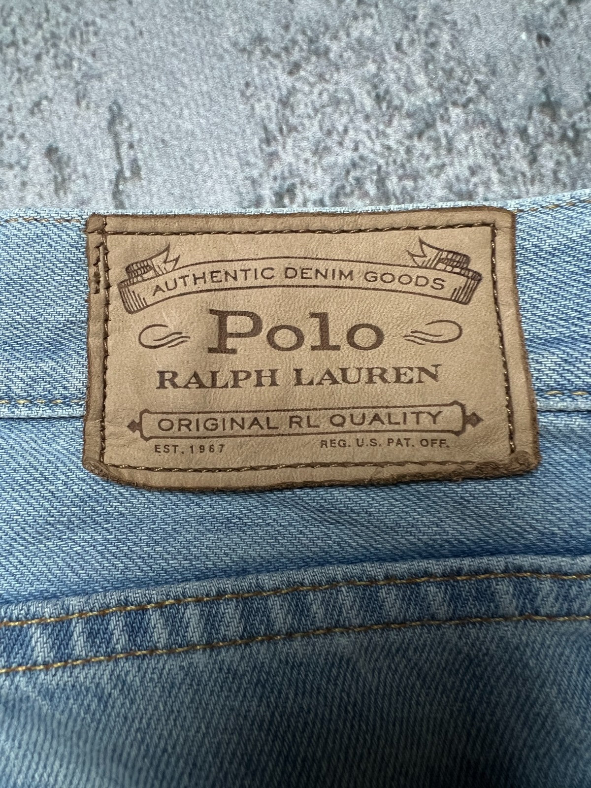 Luxury Polo Ralph Lauren Sullivan Slim Jeans PRL Logo y2k