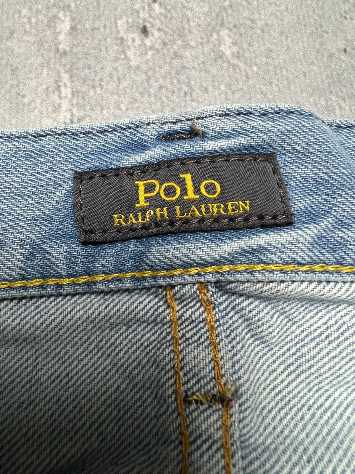 Luxury Polo Ralph Lauren Sullivan Slim Jeans PRL Logo y2k