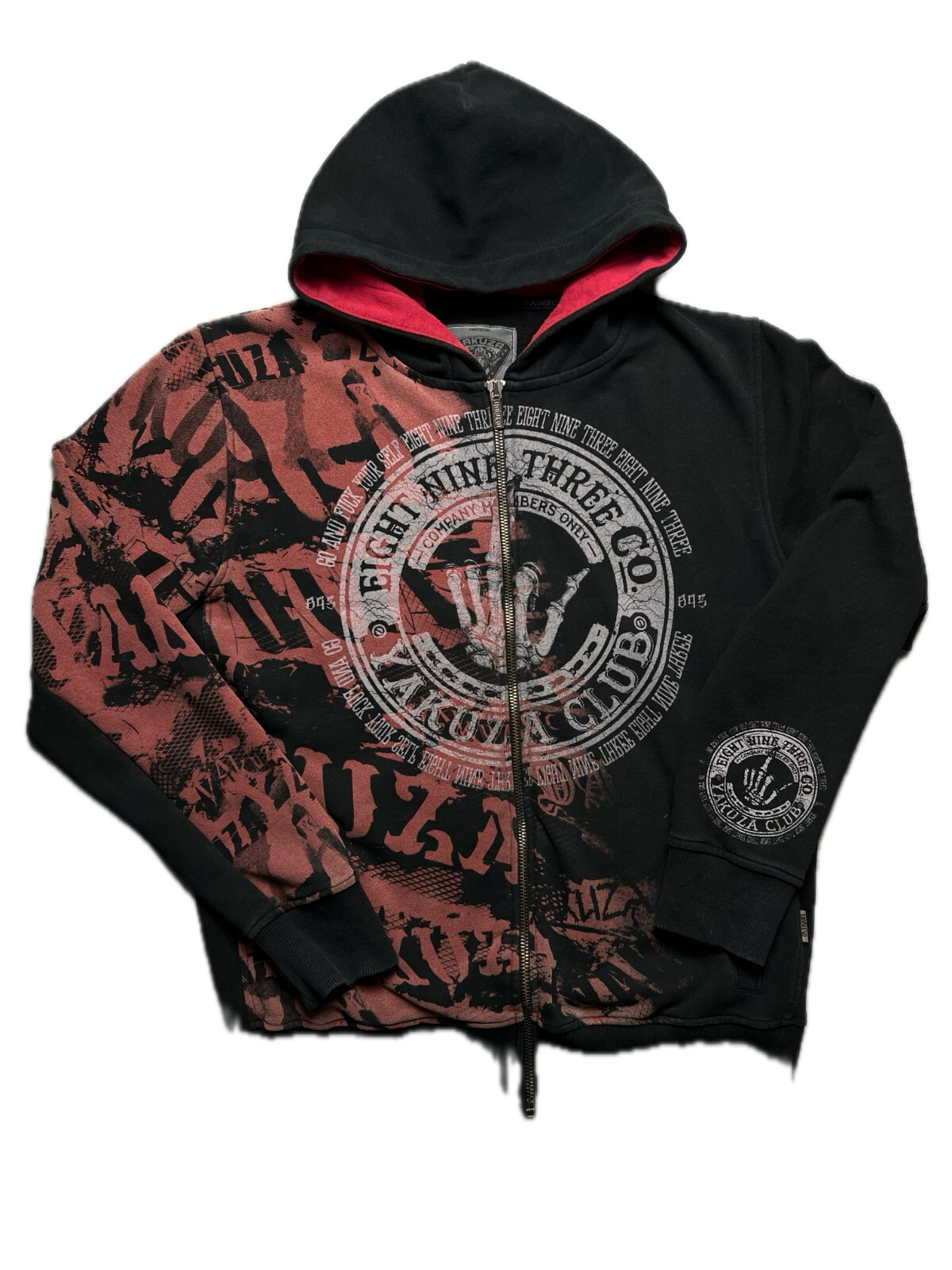 Zip-Up Hoodie Yakuza F*c* You style Ed Hardy by Audigier USA