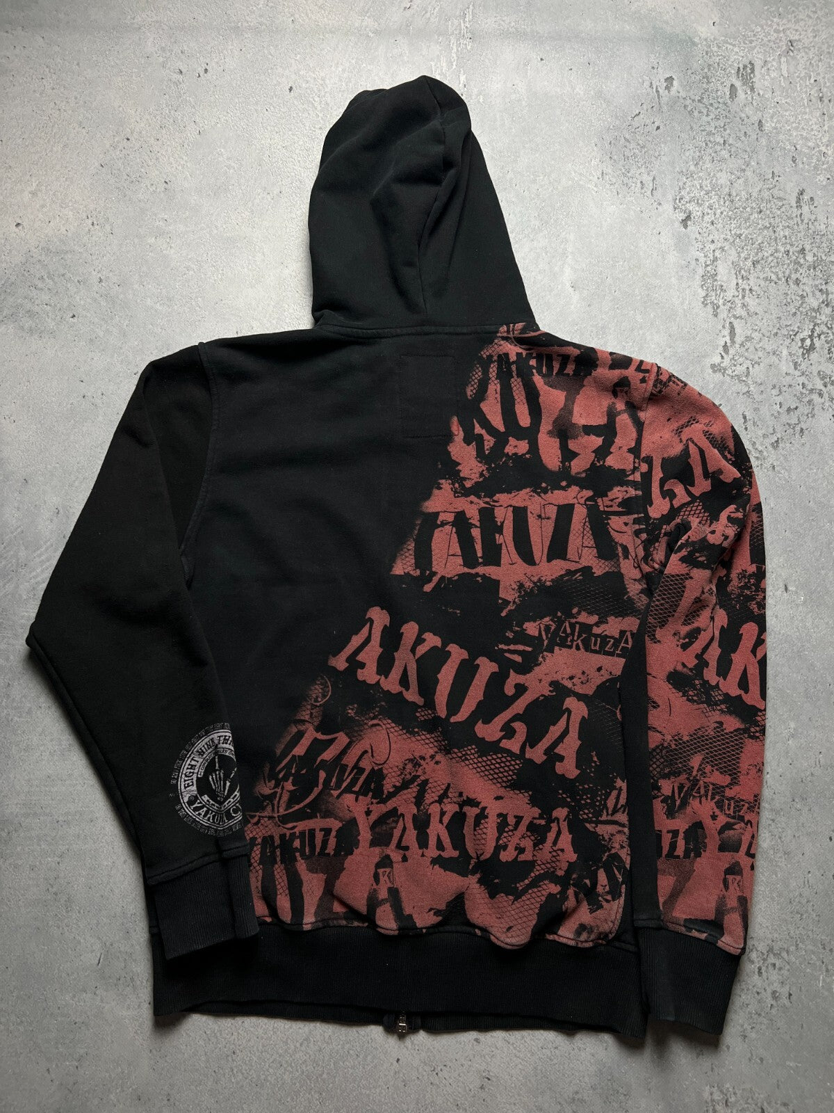 Zip-Up Hoodie Yakuza F*c* You style Ed Hardy by Audigier USA