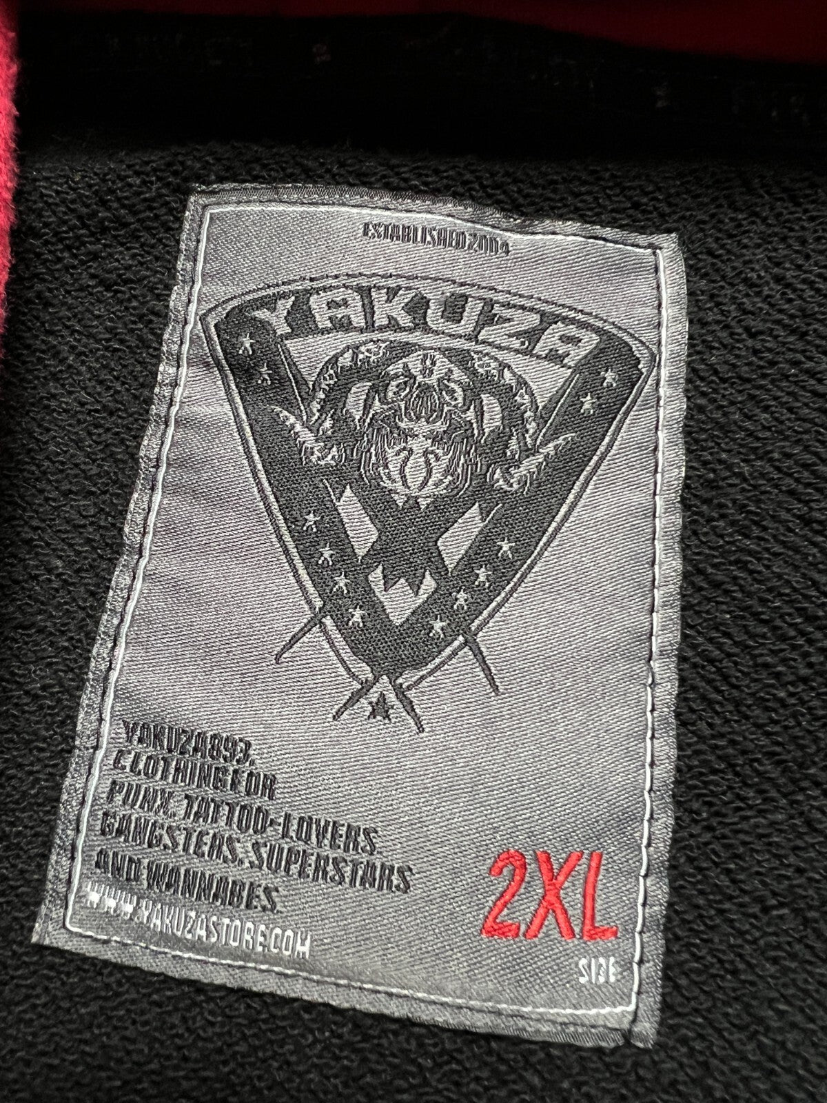 Zip-Up Hoodie Yakuza F*c* You style Ed Hardy by Audigier USA