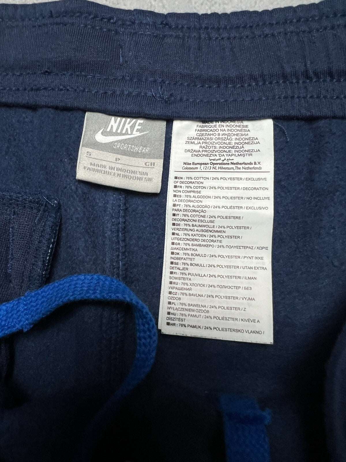 Vintage Y2K Nike Fleece Cotton Drill Track Pants 90s rare