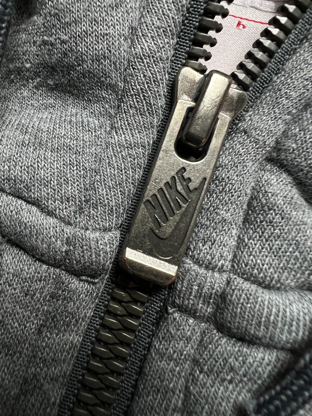 Nike Vintage Zip-Up Hoodie Jacket central swoosh logo y2k 90