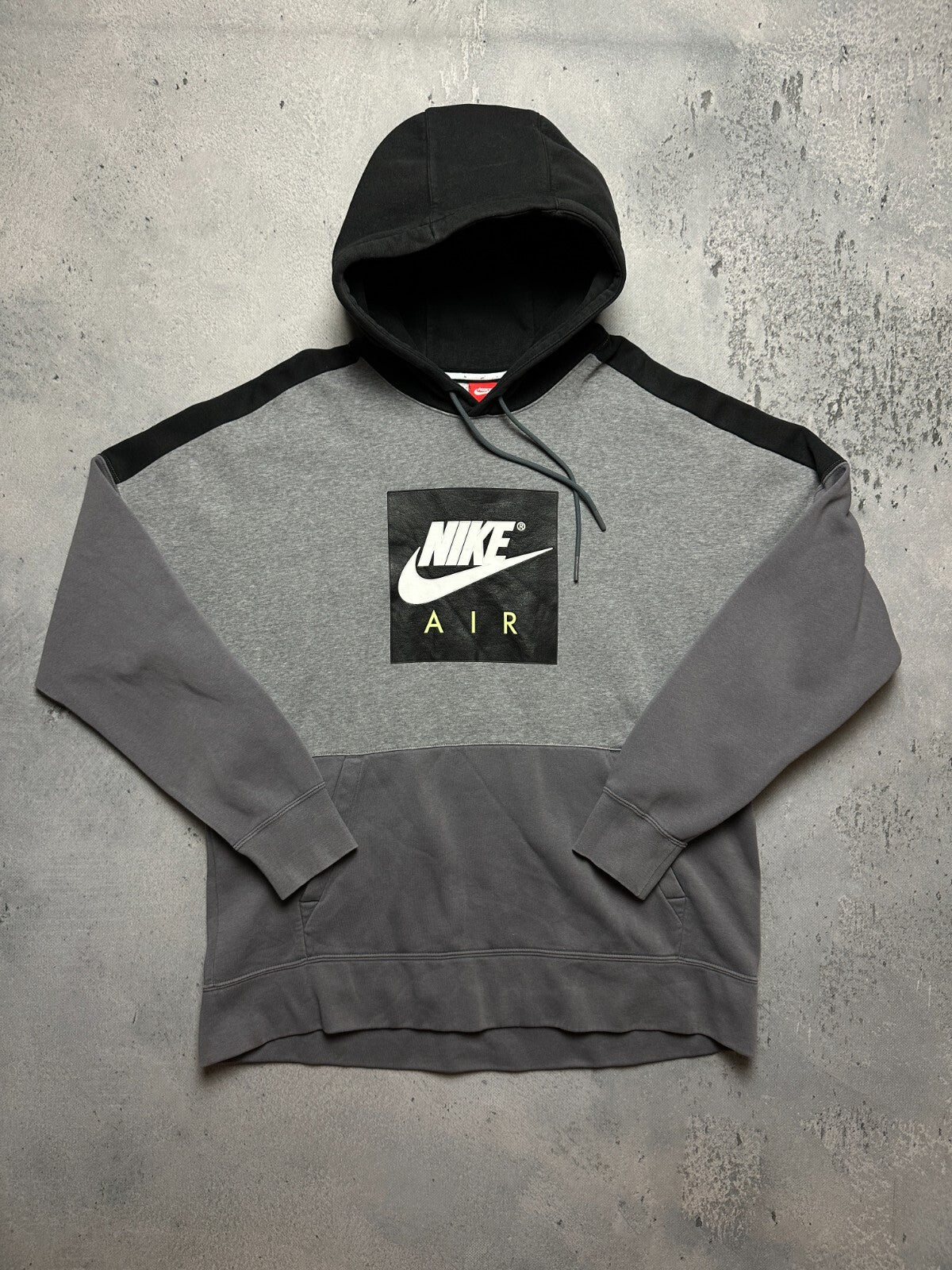 Grey Nike AIR Cotton Fleece Suit Oversize Drill Track Suit