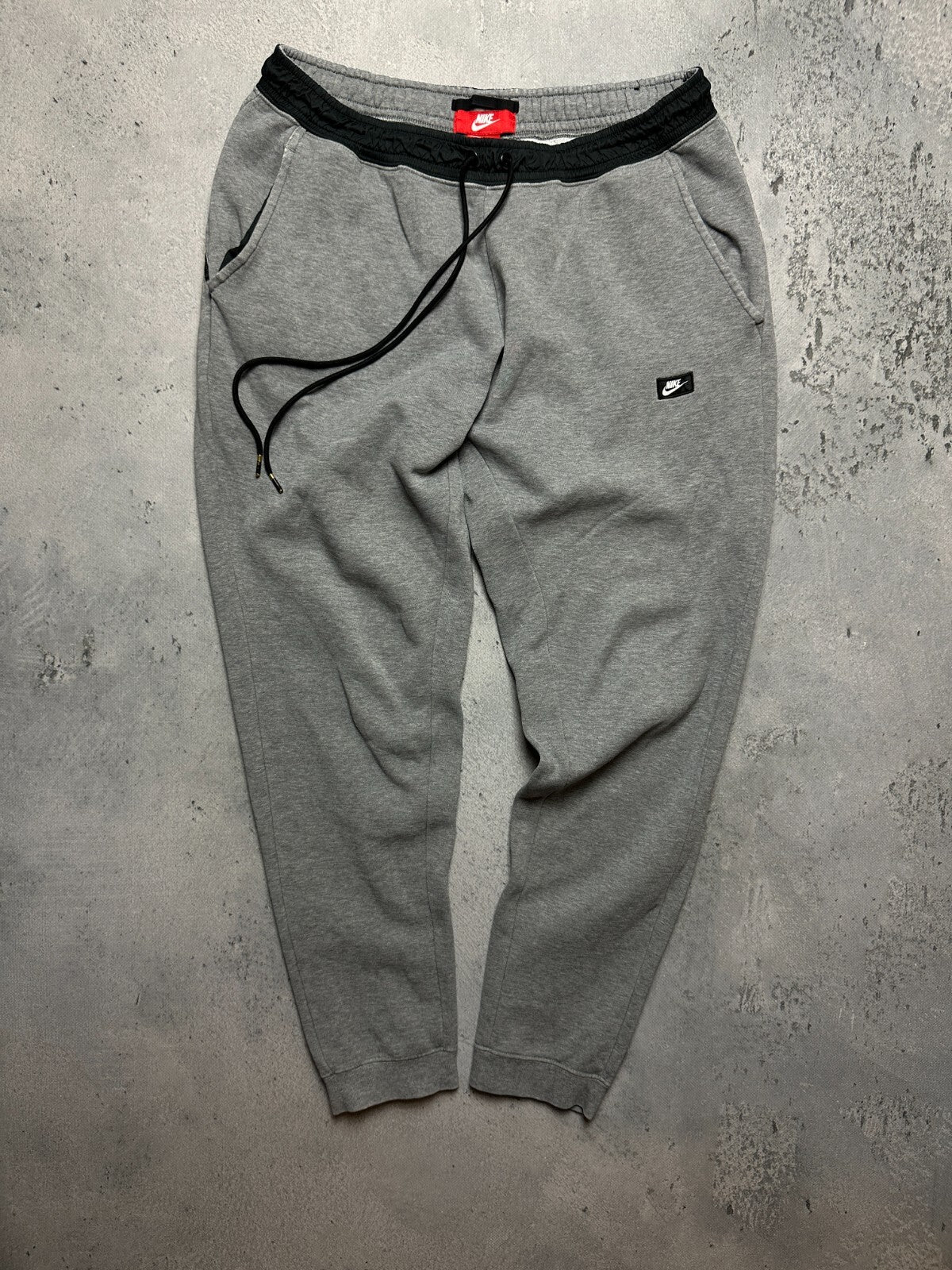 Grey Nike AIR Cotton Fleece Suit Oversize Drill Track Suit