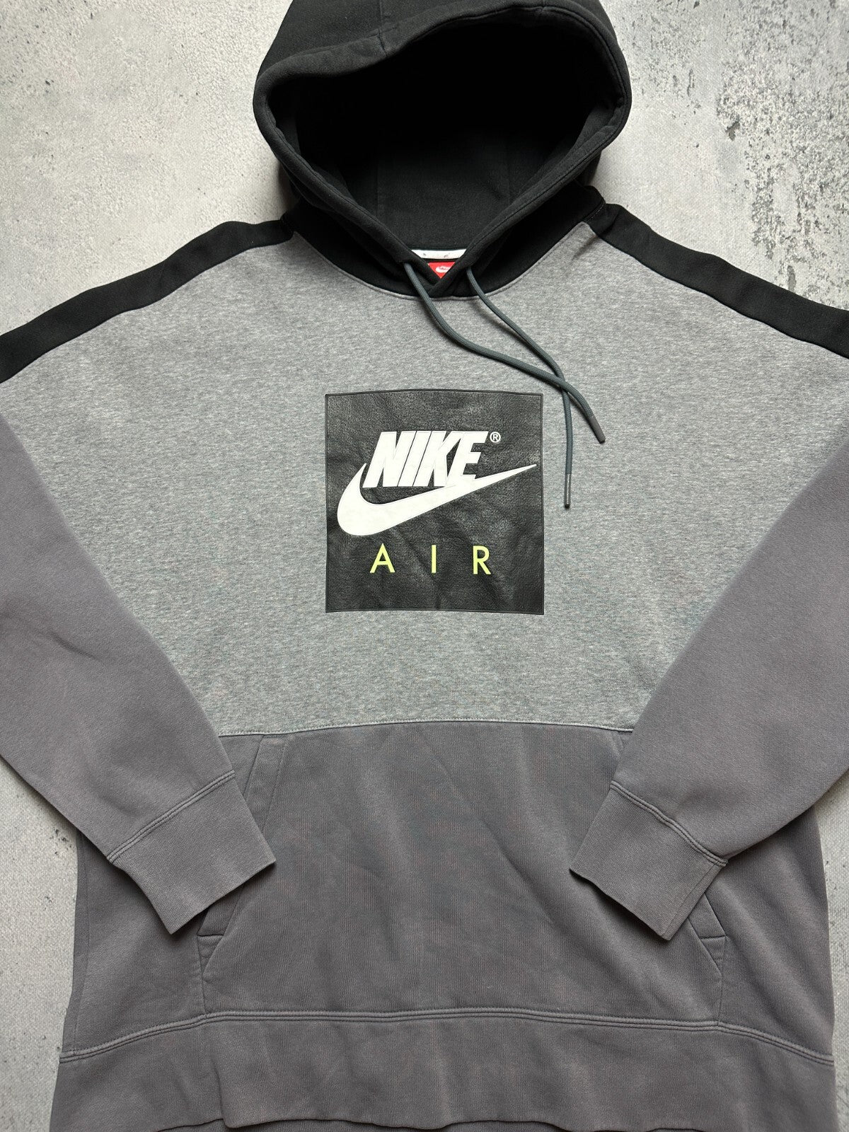 Grey Nike AIR Cotton Fleece Suit Oversize Drill Track Suit