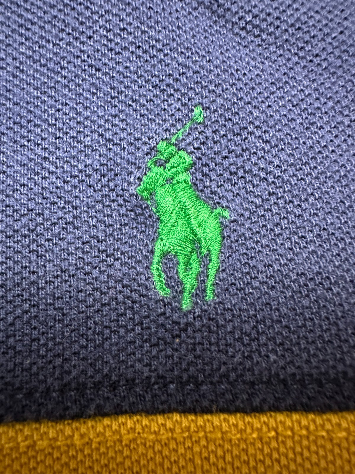 Vintage Polo Ralph Lauren Striped Rugby Preppy Hoodie 00s