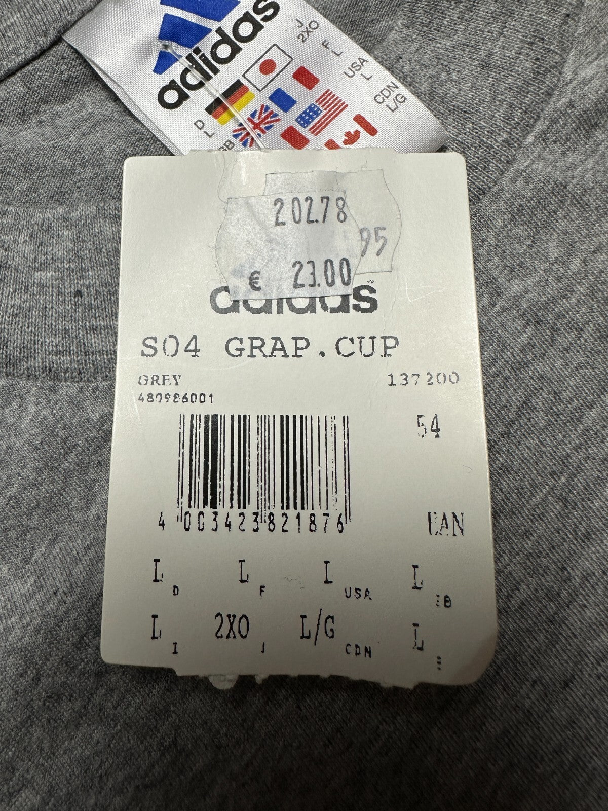 Adidas Schalke 04 Pokalsieger Cup Sieger Vintage T-shirt 00s