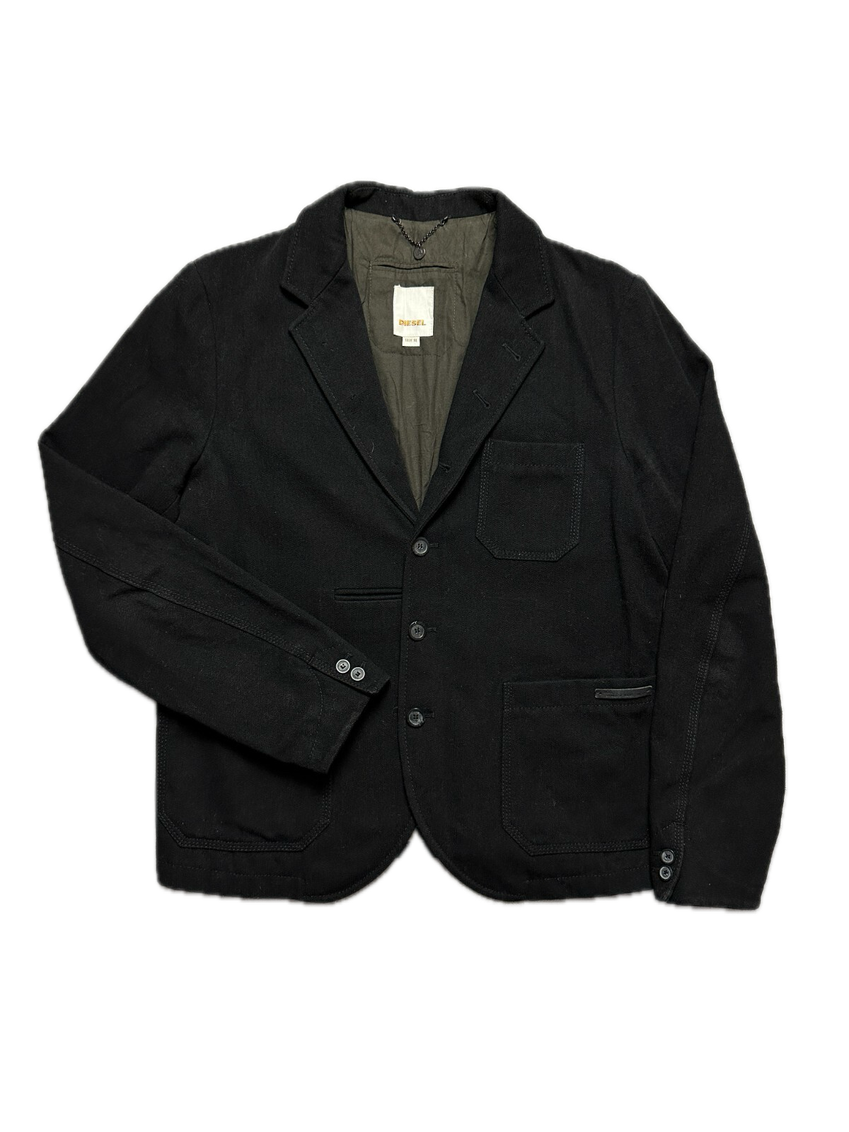 Vintage Diesel Wool Blazer Luxury Jacket Harbouring Dreams