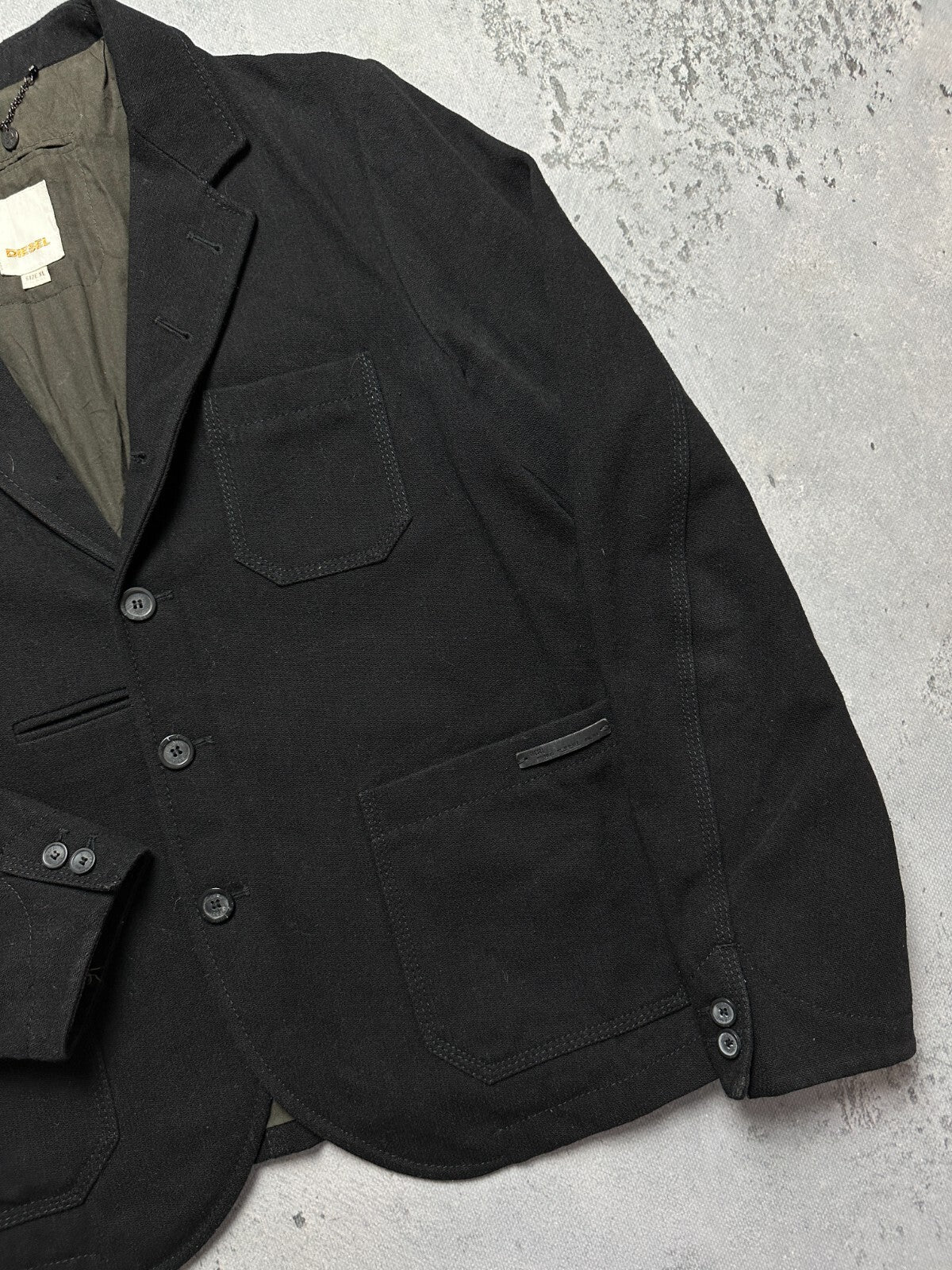 Vintage Diesel Wool Blazer Luxury Jacket Harbouring Dreams