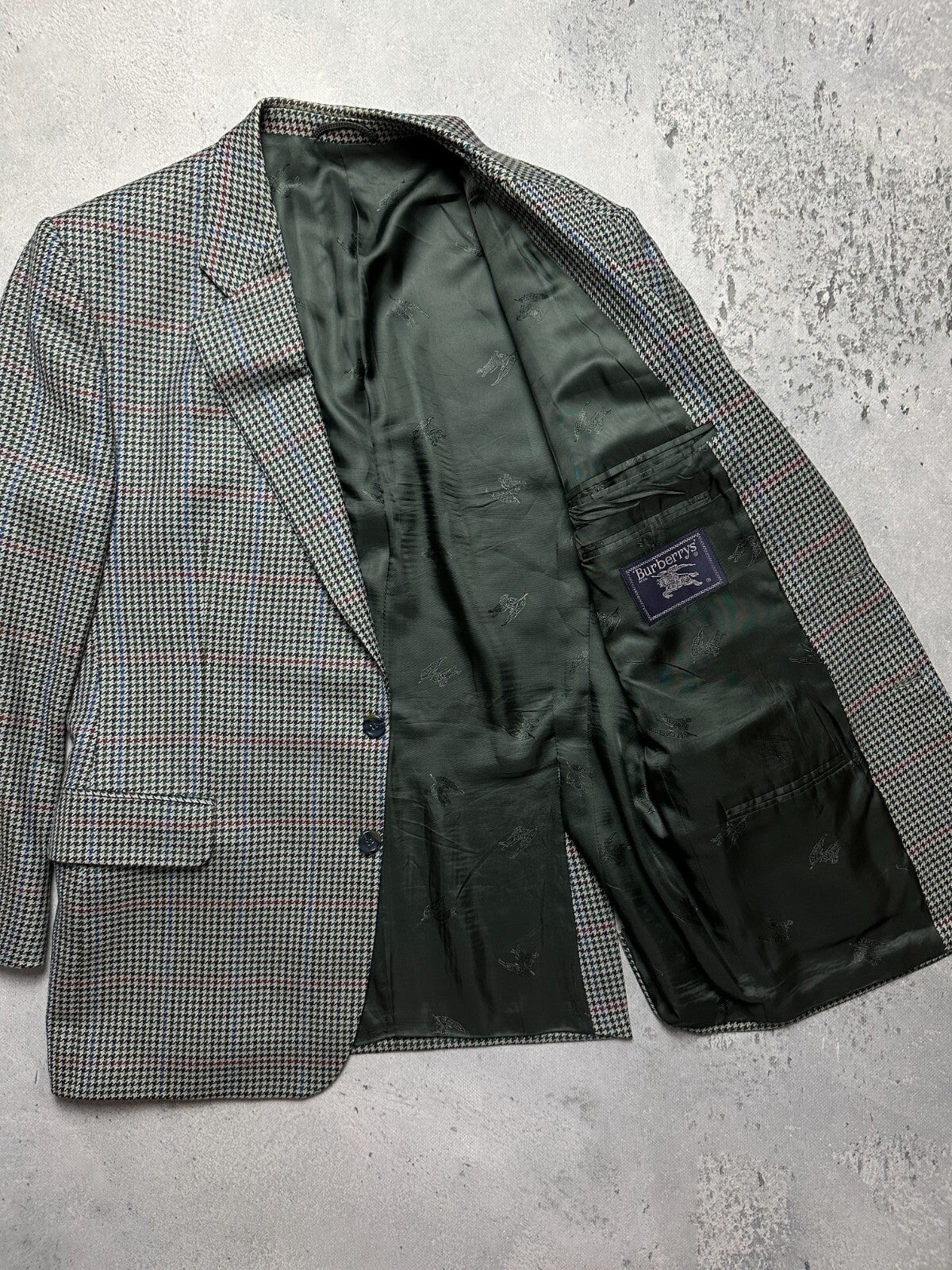 Blazer Burberrys Vintage Cashmere & Wool Luxury Rare 90s 80s