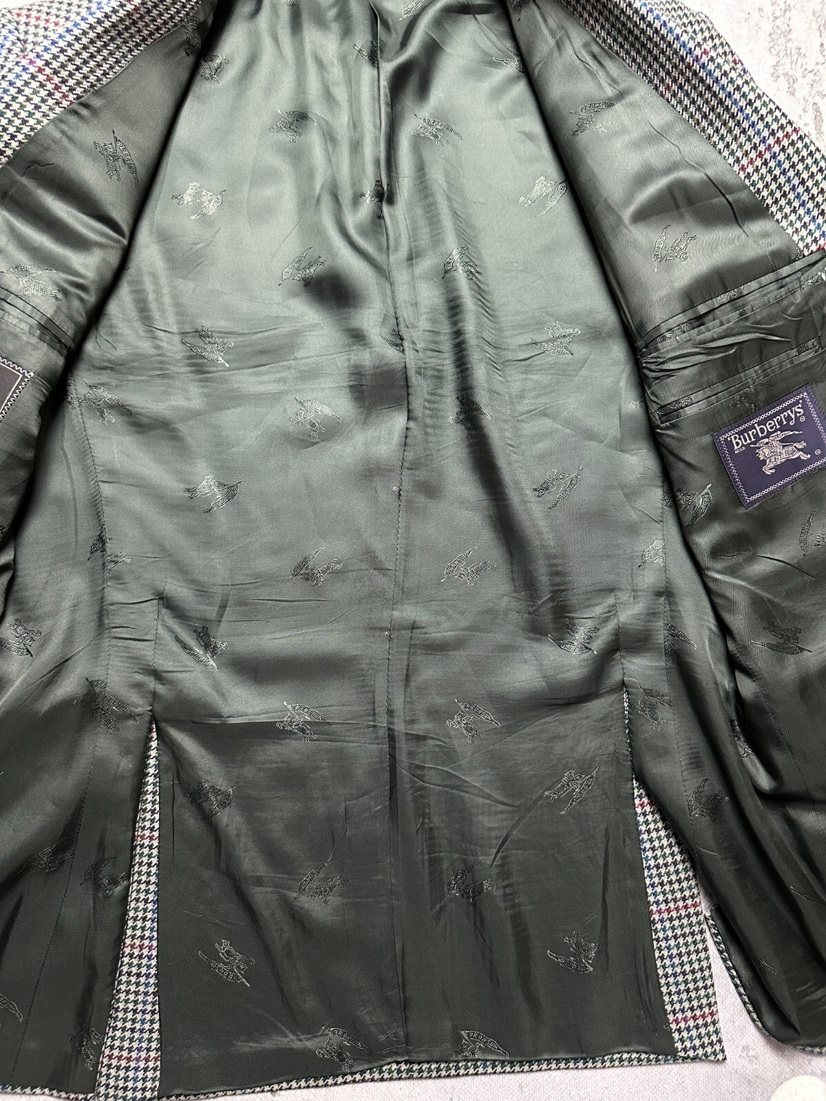 Blazer Burberrys Vintage Cashmere & Wool Luxury Rare 90s 80s