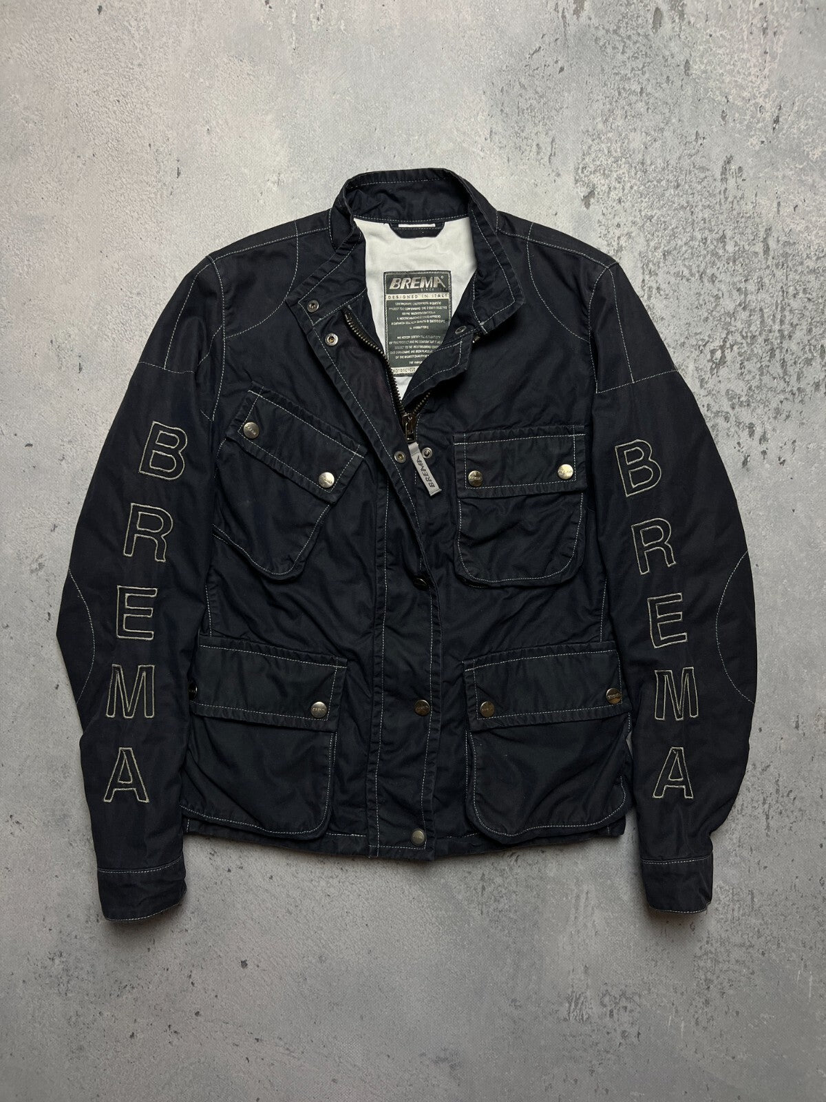 Brema Racing GT H2Out Italy Motorcycle Luxury Cargo Jacket